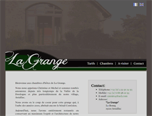 Tablet Screenshot of lagrangeastaillac.fr